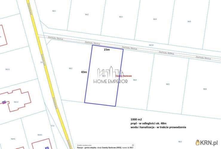 Działki  na sprzedaż, , Dawidy Bankowe, ul. 