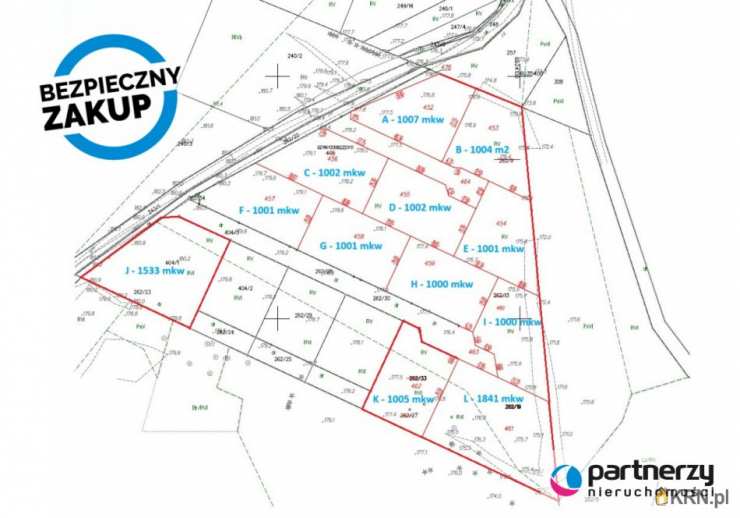 PARTNERZY Nieruchomości sp. z o.o., Działki  na sprzedaż, Dobrzewino, ul. Grabowa