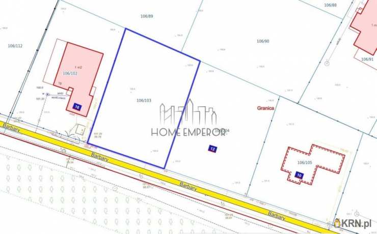 Działki  na sprzedaż, Granica, ul. Barbary, 