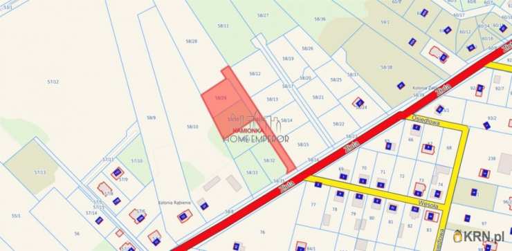 , Działki  na sprzedaż, Kamionka, ul. Złota