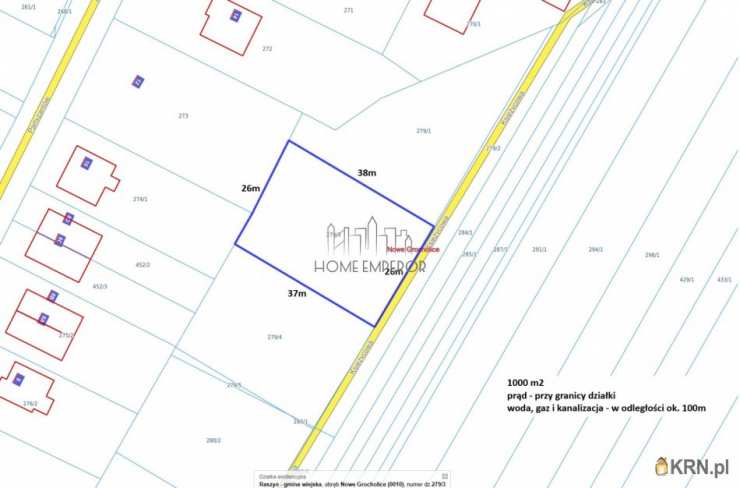 Działki  na sprzedaż, , Nowe Grocholice, ul. Księżycowa
