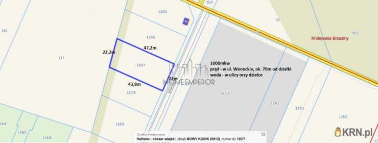 Nowy Konik, ul. , Działki  na sprzedaż, 