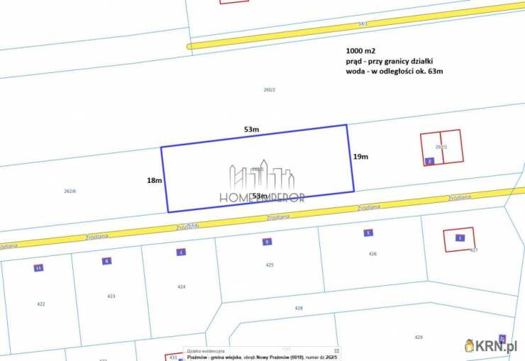 Działki  na sprzedaż, , Nowy Prażmów, ul. Źródlana