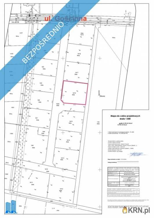 Działki  na sprzedaż, Poznań, Nowe Miasto, ul. Gościnna, 