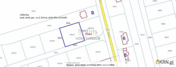 Działki  na sprzedaż, , Rusiec, ul. Górna