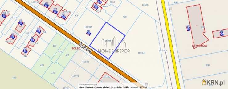 , Solec, ul. Fiołkowa, Działki  na sprzedaż