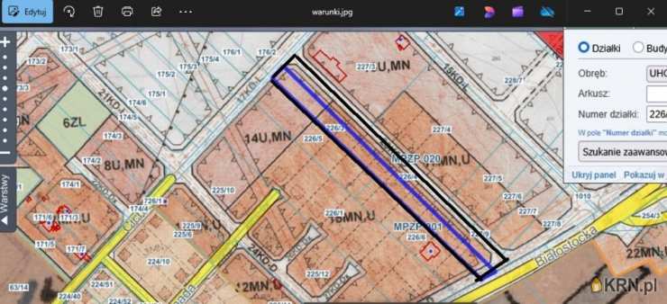 Działki  na sprzedaż, , Uhowo, ul. Białostocka