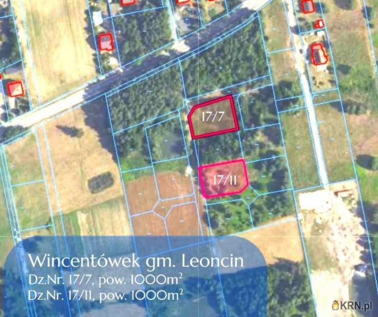 Działki  na sprzedaż, Wincentówek, ul. , 