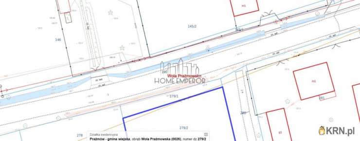 Wola Prażmowska, ul. Główna, Działki  na sprzedaż, 