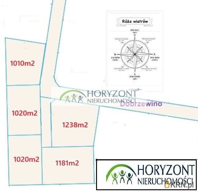 Działki  na sprzedaż, Dobrzewino, ul. , 