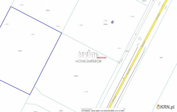 Sierzchów, ul. Sosnowa, Działki  na sprzedaż, 