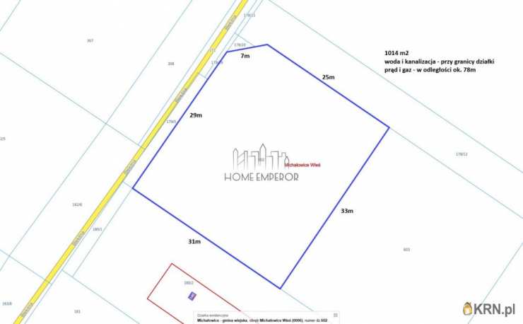 Działki  na sprzedaż, , Michałowice-Wieś, ul. Błękitna