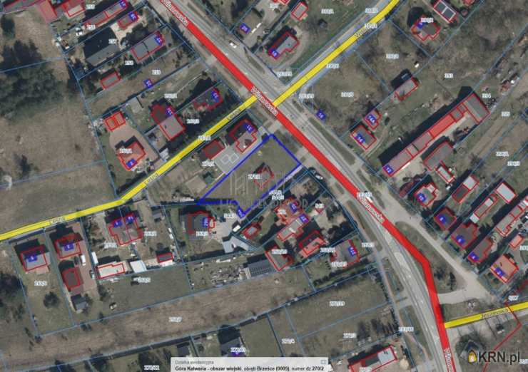 Brześce, ul. Wilanowska, Działki  na sprzedaż, 