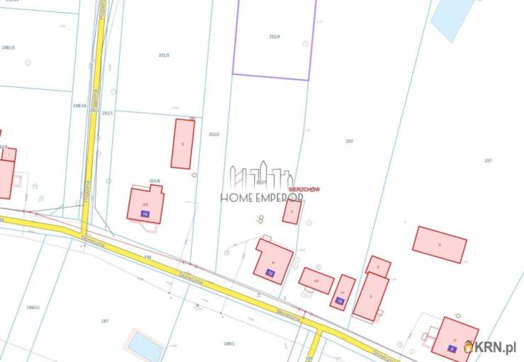 Sierzchów, ul. Słoneczna, Działki  na sprzedaż, 