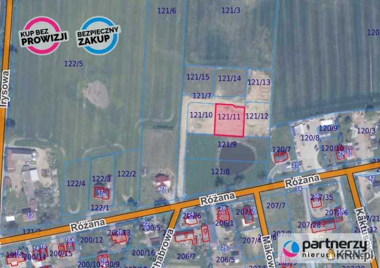 Gołębiewo Wielkie, ul. Różana, , Działki  na sprzedaż