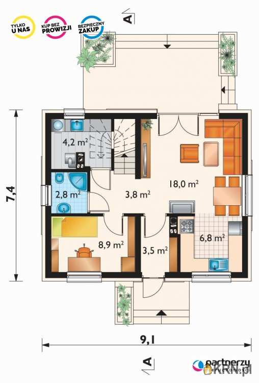 Małkowo, ul. Zielona, Działki  na sprzedaż, 