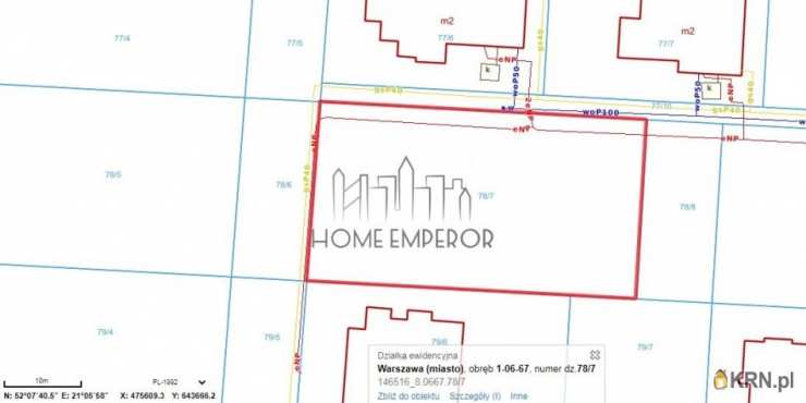 Działki  na sprzedaż, , Warszawa, Wilanów/Powsin, ul. Waniliowa