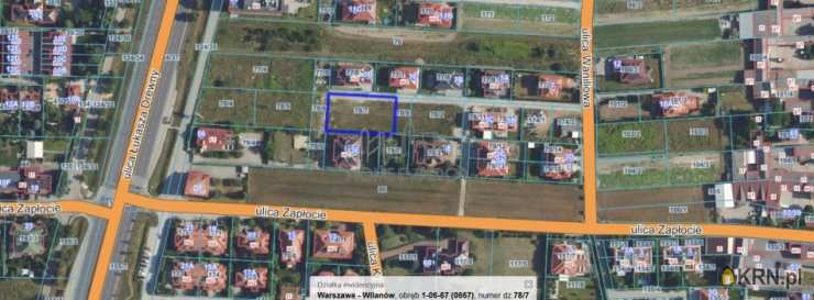 , Warszawa, Wilanów/Powsin, ul. Waniliowa, Działki  na sprzedaż