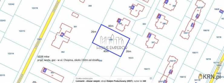 Działki  na sprzedaż, , Kiełpin Poduchowny, ul. Aleja Fryderyka Chopina