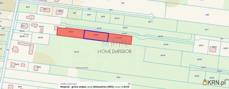 , Działki  na sprzedaż, Aleksandrów, ul. Sosenkowa
