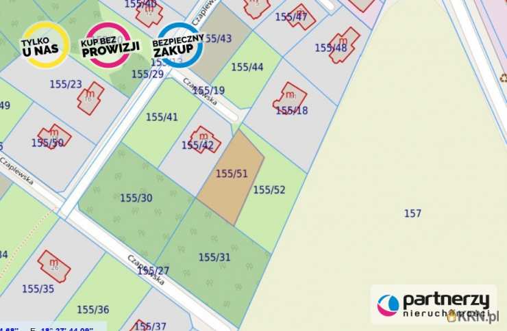 Działki  na sprzedaż, , Gdańsk, Kokoszki, ul. Czaplewska