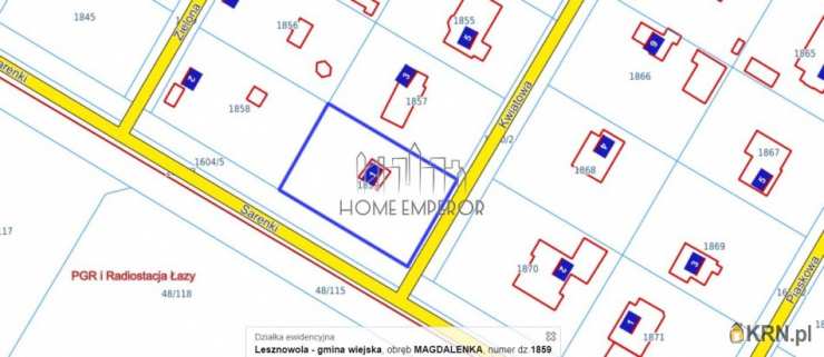 Magdalenka, ul. Kwiatowa, Działki  na sprzedaż, 