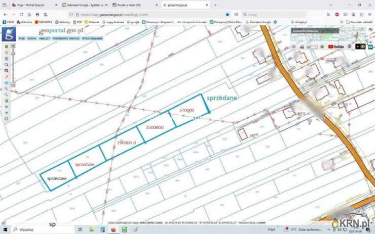 BRACIA SADURSCY ODDZIAŁ BS4 KROWODRZA, Działki  na sprzedaż, Kraków, Wzgórza Krzesławickie/Wadów, ul. Wadowska