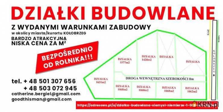 Działki  na sprzedaż, , Niemierze, ul. 