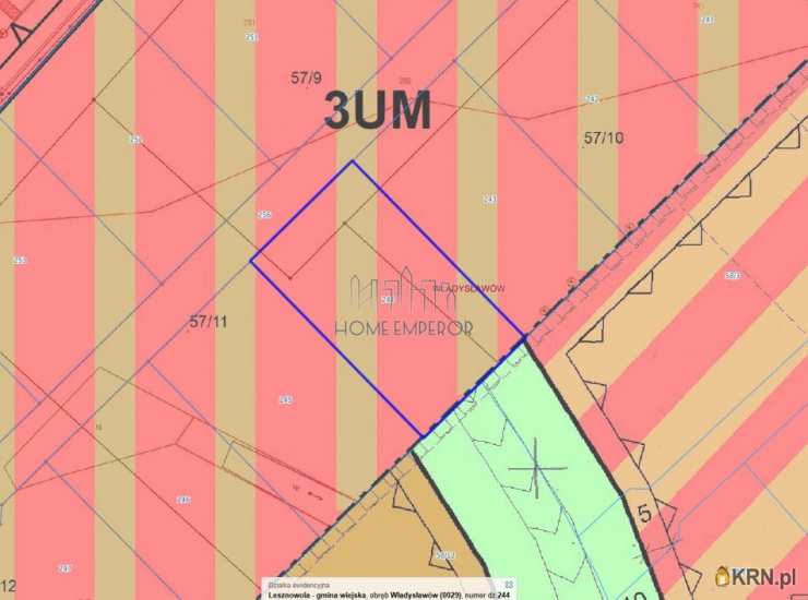 Działki  na sprzedaż, Władysławów, ul. Żwirowa, 