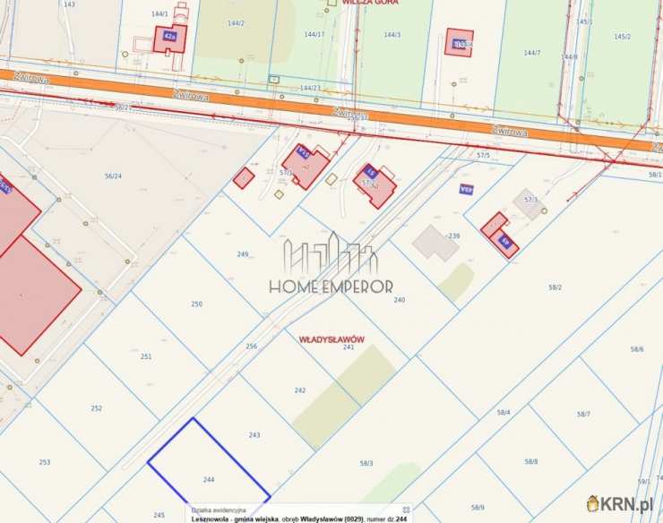 Władysławów, ul. Żwirowa, , Działki  na sprzedaż