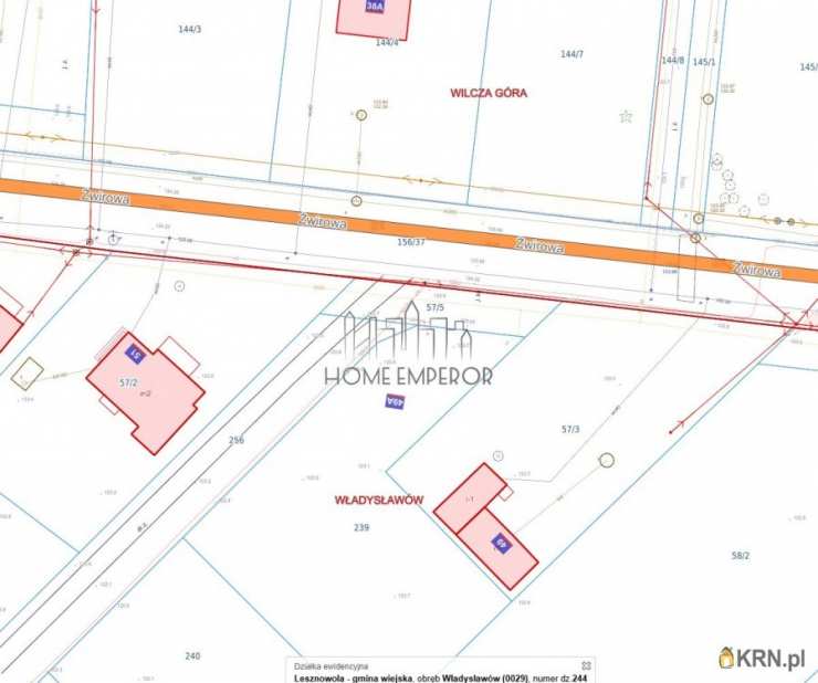 , Władysławów, ul. Żwirowa, Działki  na sprzedaż