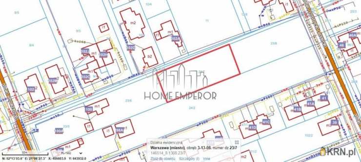 Działki  na sprzedaż, Warszawa, Wawer/Las, ul. Sęczkowa, 