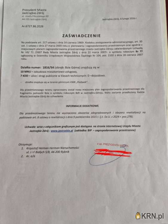 Działki  na sprzedaż, Jastrzębie-Zdrój, Bzie/Bzie Górne, ul. , 