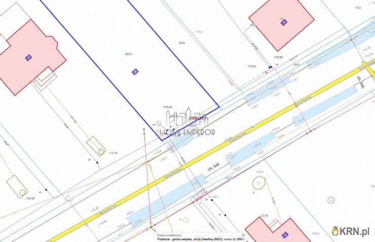 Uwieliny, Nowe Uwieliny, ul. Szlachecka, Działki  na sprzedaż, 