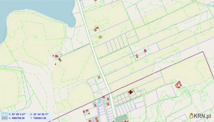 Działki  na sprzedaż, Jeziorany, ul. , 