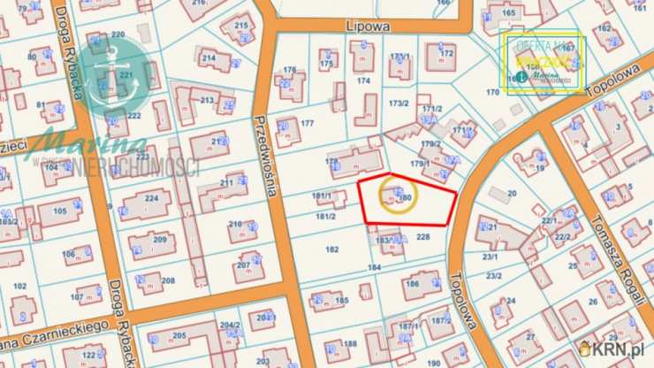 Marina w Świecie Nieruchomości, Działki  na sprzedaż, Władysławowo, Jastrzębia Góra, ul. Topolowa