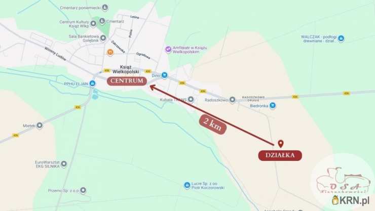 Działki  na sprzedaż, Książ Wielkopolski, ul. , 