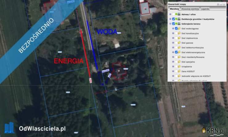 , Działki  na sprzedaż, Krze Duże, ul. Bursztynowa