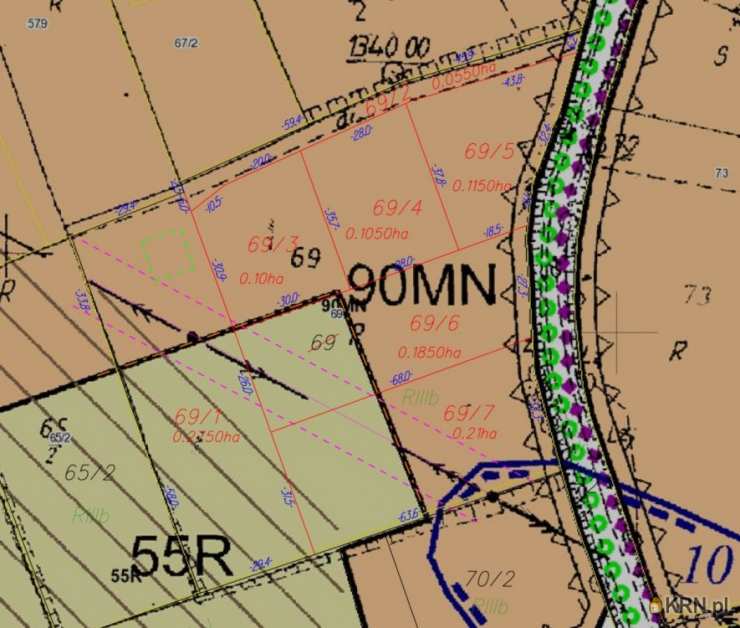 , Działki  na sprzedaż, Grajów, ul. 
