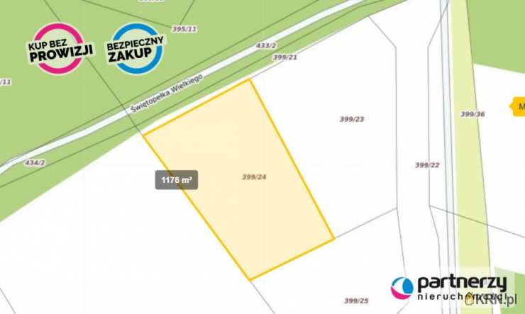 , Koleczkowo, ul. Świętopełka Wielkiego, Działki  na sprzedaż