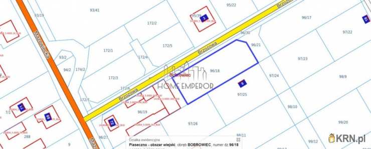Działki  na sprzedaż, , Bobrowiec, ul. Brzozowa
