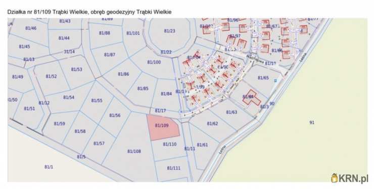 Działki  na sprzedaż, Trąbki Wielkie, ul. , 