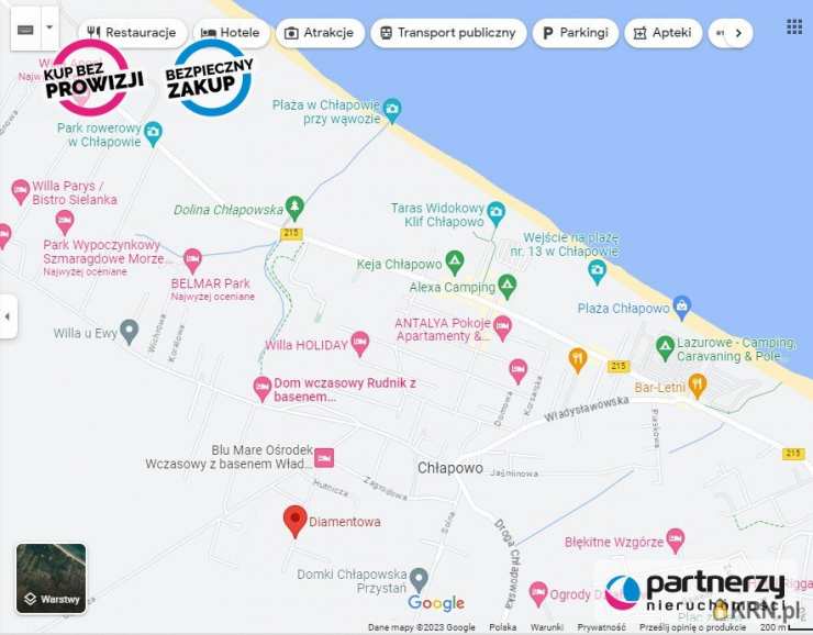 Władysławowo, Chłapowo, ul. , , Działki  na sprzedaż