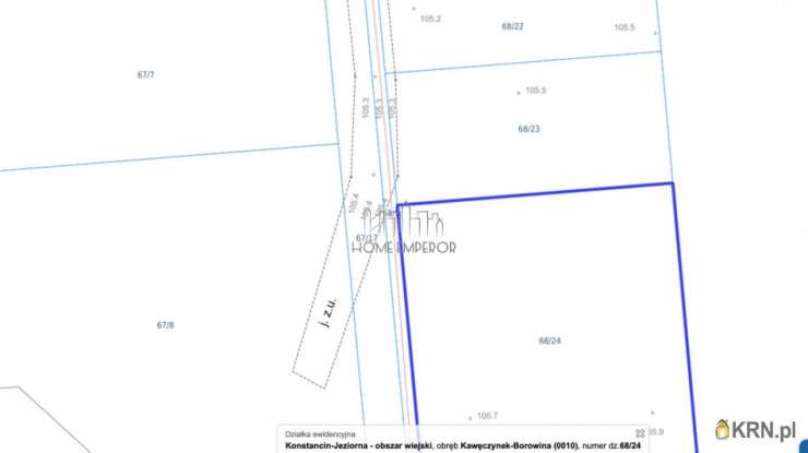, Borowina, ul. Zaleśna, Działki  na sprzedaż