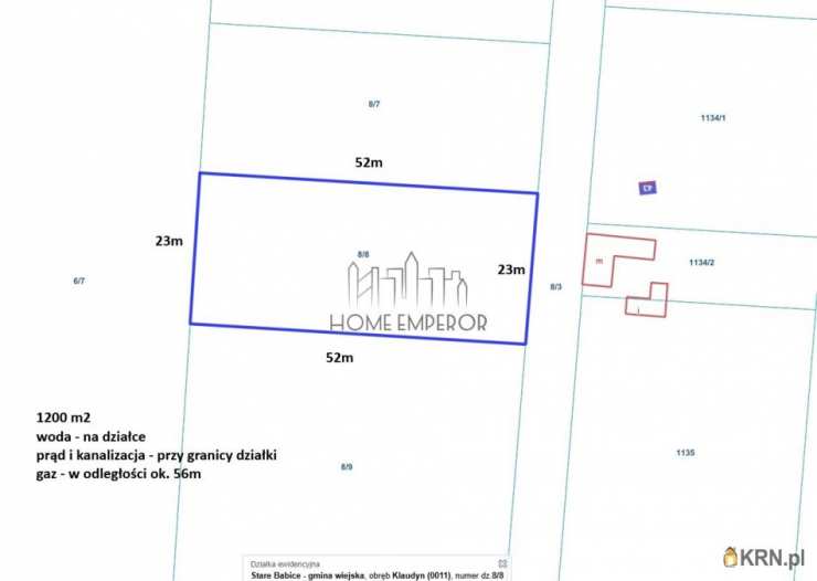 Działki  na sprzedaż, , Klaudyn, ul. Klaudyńska