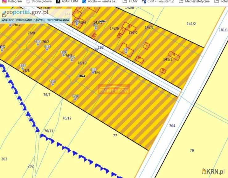 Emmerson Lumico Sp. z o. o., Działki  na sprzedaż, Minoga, ul. 