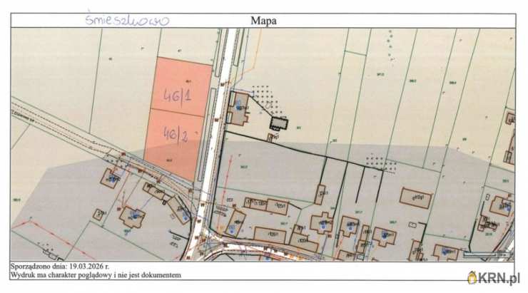 Działki  na sprzedaż, Śmieszkowo, ul. , 