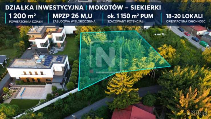 Działki  na sprzedaż, , Warszawa, Mokotów/Siekierki, ul. Nadrzeczna