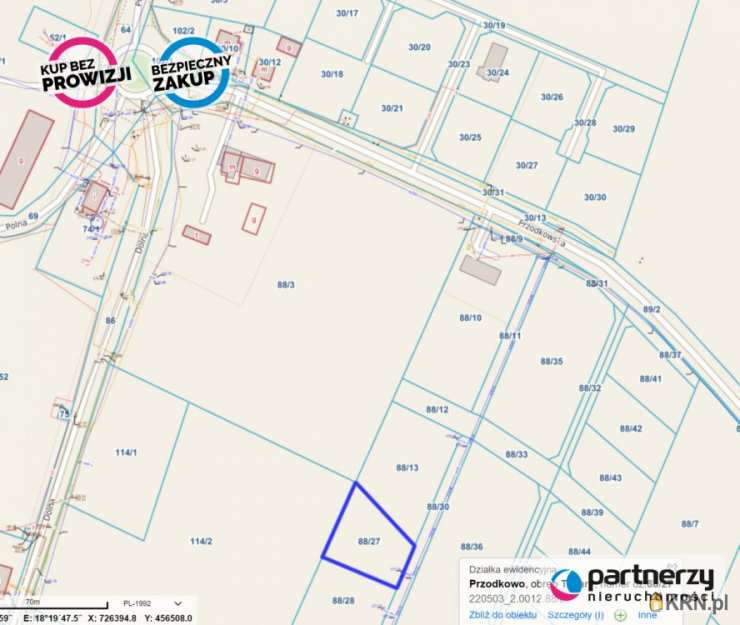 Działki  na sprzedaż, Tokary, ul. Wspólna, 