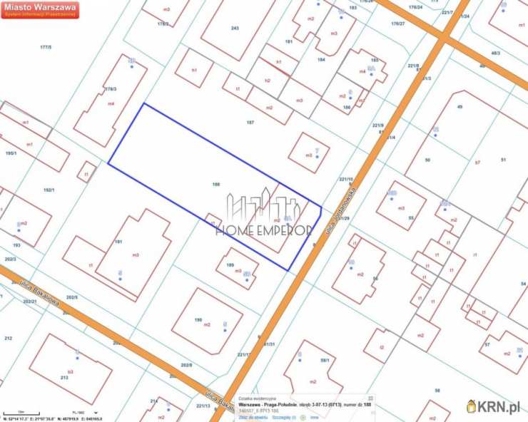 Warszawa, Praga Południe/Gocławek, ul. Jordanowska, Działki  na sprzedaż, 